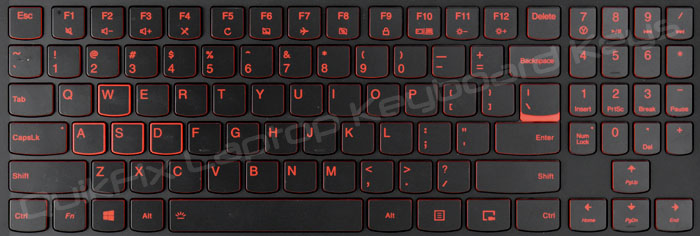 Lenovo Legion Y520 Replacement Laptop Keyboard Keys
